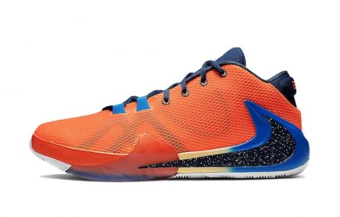 Nike Zoom Freak 1 All Bros Total Orange Midnight Navy White BQ5422-800