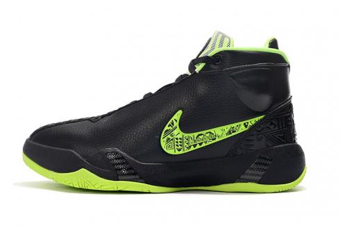 Nike Zoom Heritage N7 Black Green Basketball Shoes CI1683-003