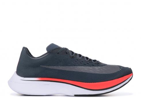 Nike Zoom Vaporfly 4% Blue Fox Blue University Fox Bright Black Crimson Red 880847-400