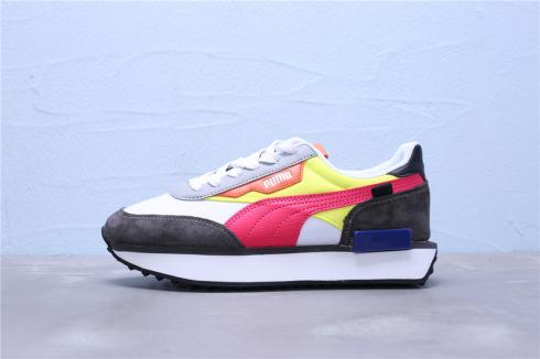 Puma Basket Classic Tiger Mesh Black Red Yellow Unisex Shoes 372268-03