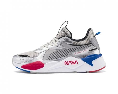 Puma NASA x RS-X Space Agency Silver Grey Mens Shoes 372511-01