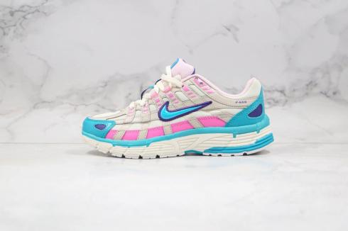 Wmns Nike P-6000 Laser Fuchsia White Blue Pink Running Shoes CK2961-031