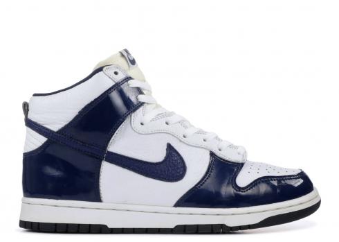 Dunk High Navy White Midnight 304093-141