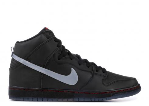 Dunk High Premium SB 3m Light Black Silver Red Varsity 313171-015