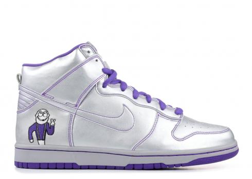 Dunk High Premium SB Dinosaur Jr Silver Metallic 313171-003