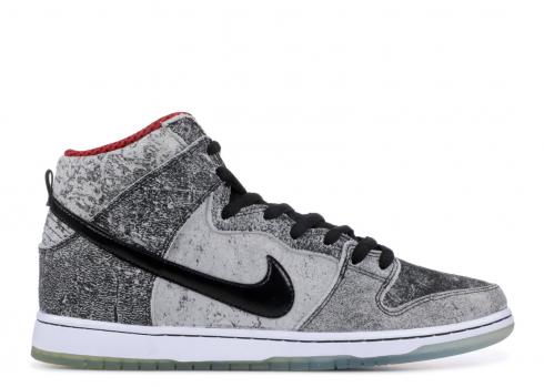 Dunk High Premium SB Salt Stain Gym Black Red 313171-024