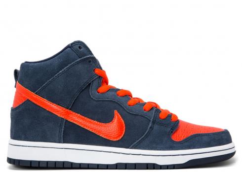 Dunk High Pro SB Syracuse Orange White Team Obsidian 305050-481