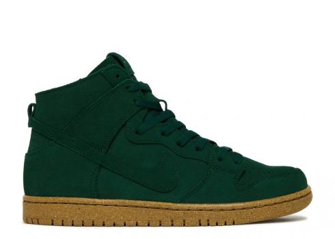 Nike Dunk High Pro Decon Sb Gorge Green Brown Light Gum Black DQ4489-300