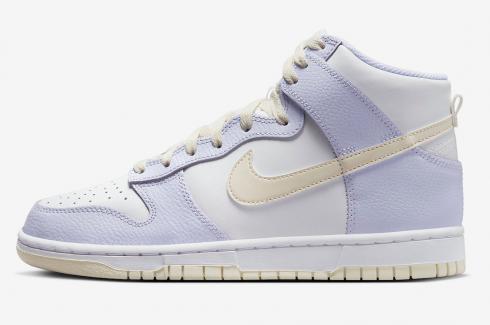 Nike SB Dunk High Coconut Milk Oxygen Purple White FN3504-100