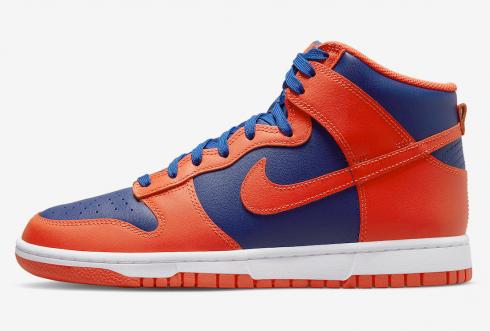 Nike SB Dunk High Knicks Orange Deep Royal Blue Orange DD1399-800