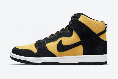 Nike SB Dunk High Pro Reverse Goldenrod Black Varsity Maize DB1640-001