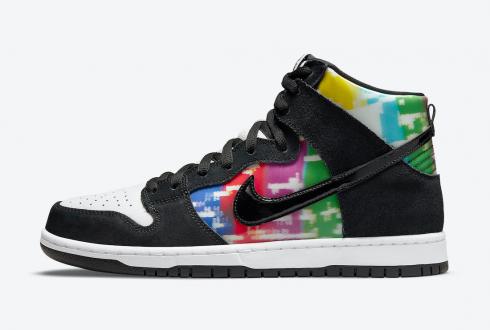 Nike SB Dunk High TV Signal Black Multi CZ2253-100