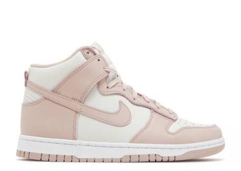 Nike Womens Dunk High Pink Oxford Phantom White DD1869-003