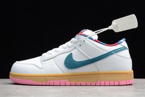 2019 Parra x Nike SB Dunk Low White Blue Pink CN4504 108