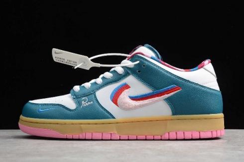 2019 Parra x Nike SB Dunk Low White Dark Green Red CN4504 105