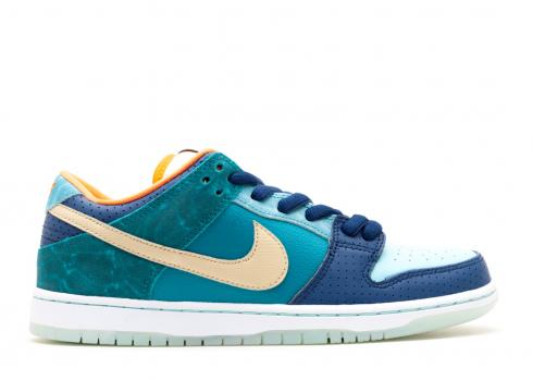 Dunk Low Premium SB Quickstrike Mia Skate Shop 10th Year Anniversary Blue Bl Brv Gold Mnrl Str Metallic 504750-474