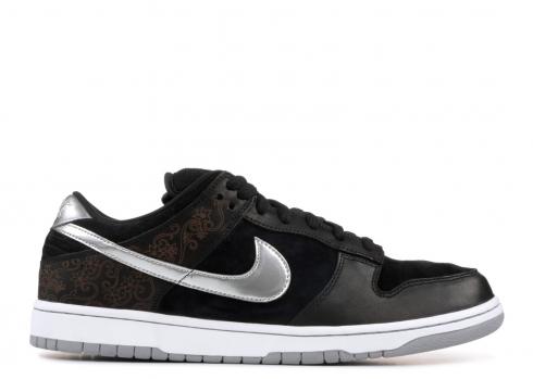 Dunk Low Premium Sb Takashi 2 Black Silver Metallic 313170-005