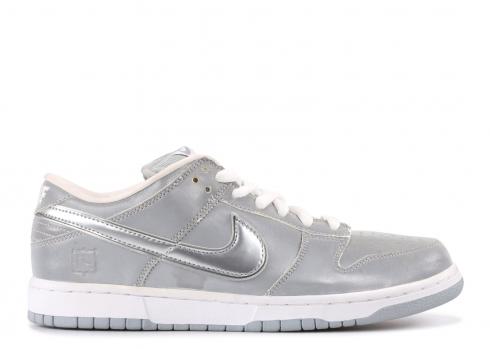 Dunk Low Pro Sb Medicom 3 Chrome Silver 304292-008