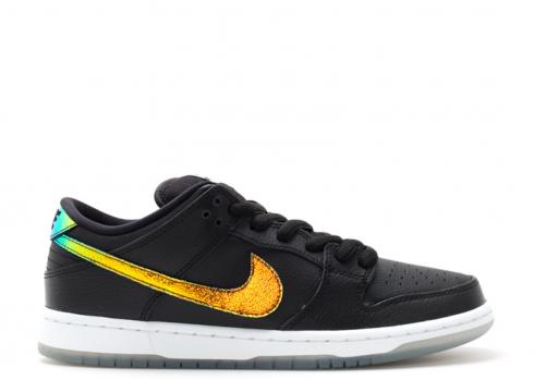 Dunk Low Pro Sb Oil Spill Color White Black Multi 304292-091