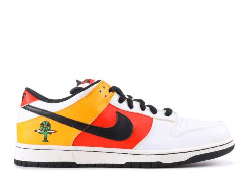 Dunk Low Pro Sb Raygun Orange White Flash Black 304292-802