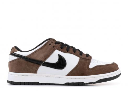 Dunk Low Pro Sb Trail White End Black Brown 304292-102