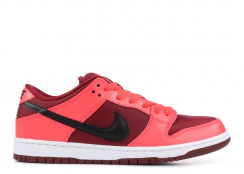 Dunk Low Sb Crimson Black Laser Red Team 304292-606