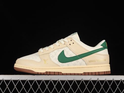 LV x Nike SB Dunk Low PRO Beige Green Gold XD6188-003