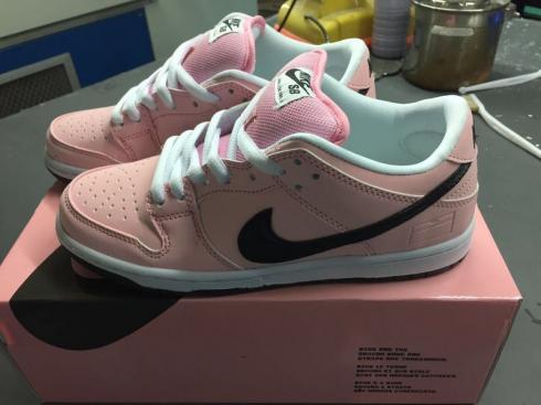 Nike DUNK SB Low Skateboarding Shoes Lifestyle Unisex Shoes Pink Black 833474-601