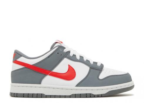 Nike Dunk Low Next Nature GS Smoke Grey Light Crimson White FB8038-001