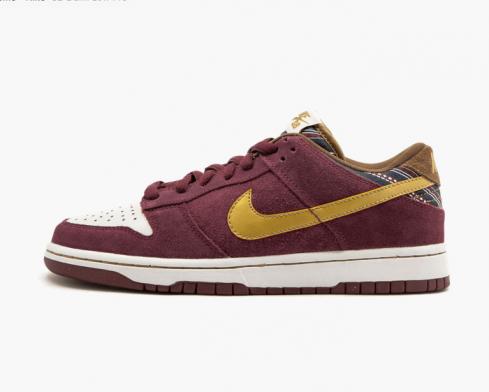 Nike Dunk Low Pro SB Anchorman Team Red Metallic Gold 304292-672