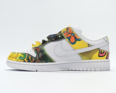 Nike Dunk Low Pro SB De La Soul White Yellow 304292-171