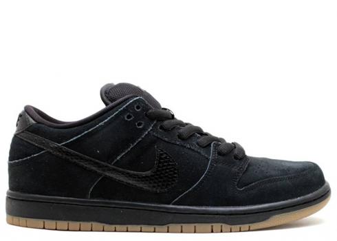 Nike SB Dunk Low Pro Black Gum Med Brown 304292-045