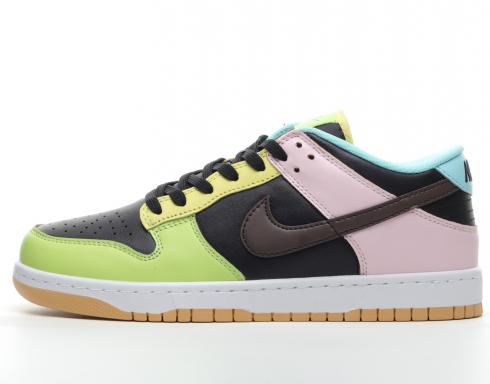 Nike Dunk Low SE Free.99 Black Dark Chocolate Copa Pink Foam DH0952-001