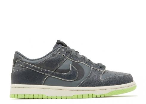 Nike Dunk Low Se GS Halloween Cauldron Phantom Ghost Grey Green Iron Scream DQ6215-001