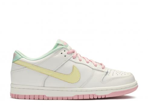 Nike Dunk Low White Halo Real Pink Medium Mint 309601-171