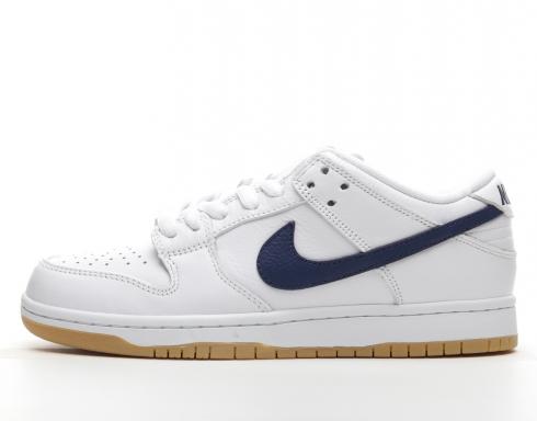 Nike Dunk SB Low Pro Orange Label White Navy CZ2249-100