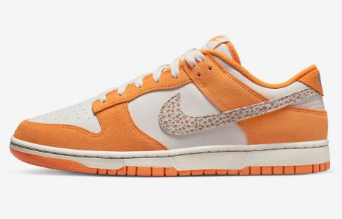 Nike SB Dunk Low AS Safari Swoosh Kumquat Light Bone Dark Driftwood DR0156-800