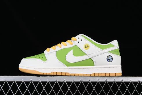 Nike SB Dunk Low Apple Green Yellow Off White BB1609-115