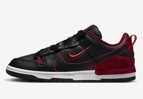 Nike SB Dunk Low Disrupt 2 Black Dark Beetroot Team Red DV4024-003