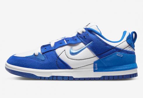 Nike SB Dunk Low Disrupt 2 White University Blue Hyper Royal DH4402-102