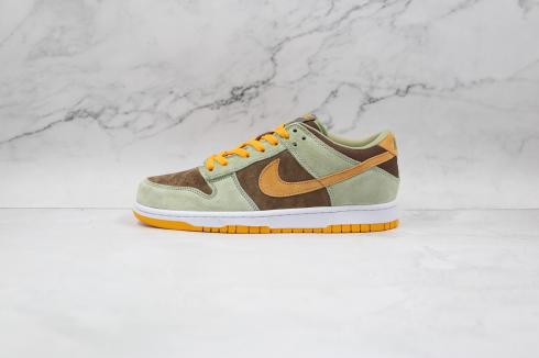 Nike SB Dunk Low Dusty Olive Pro Gold White DH5360-300