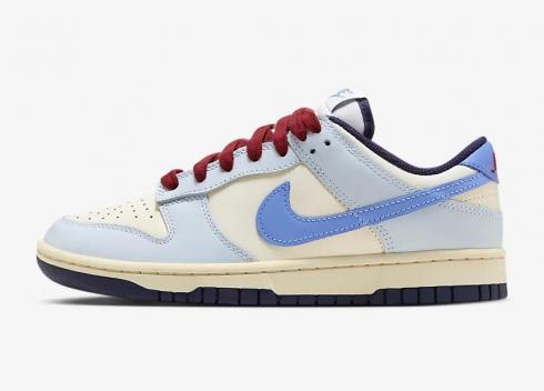 Nike SB Dunk Low From Nike to You Pale Vanilla Blue Red FV8113-141