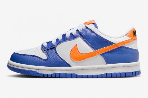 Nike SB Dunk Low GS Knicks Blue Joy Bright Mandarin White FN7783-400