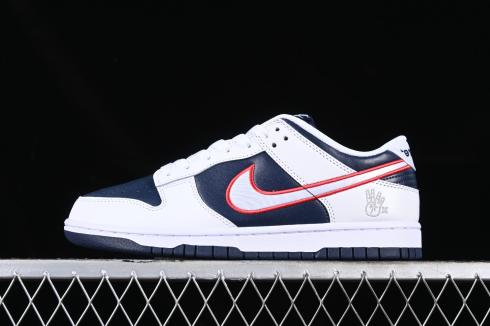 Nike SB Dunk Low Houston Comets Four-Peat Midnight Blue White Red CZ2780-100