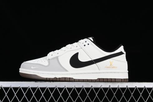 Nike SB Dunk Low LV Off White Black Grey Gold JH8037-919