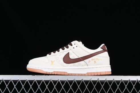 Nike SB Dunk Low LV Rice White Brown Gold XD6188-010