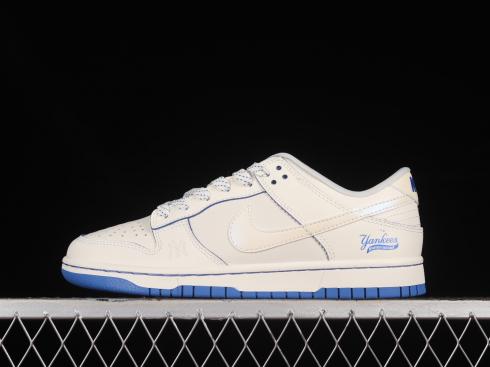 Nike SB Dunk Low MLB Pearlescent White Navy Blue FC1688-800