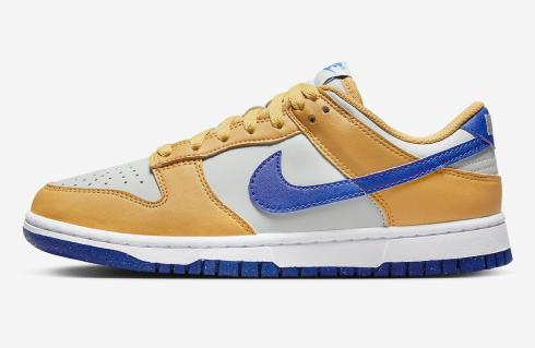 Nike SB Dunk Low Next Nature Wheat Gold Hyper Royal Light Silver DN1431-700