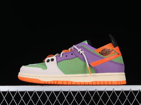 Nike SB Dunk Low Orange Purple Green Multi-Color BQ6817-038