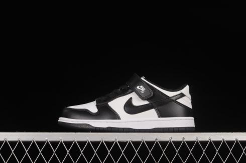 Nike SB Dunk Low Pro Black White Kids Shoes CW1590-105